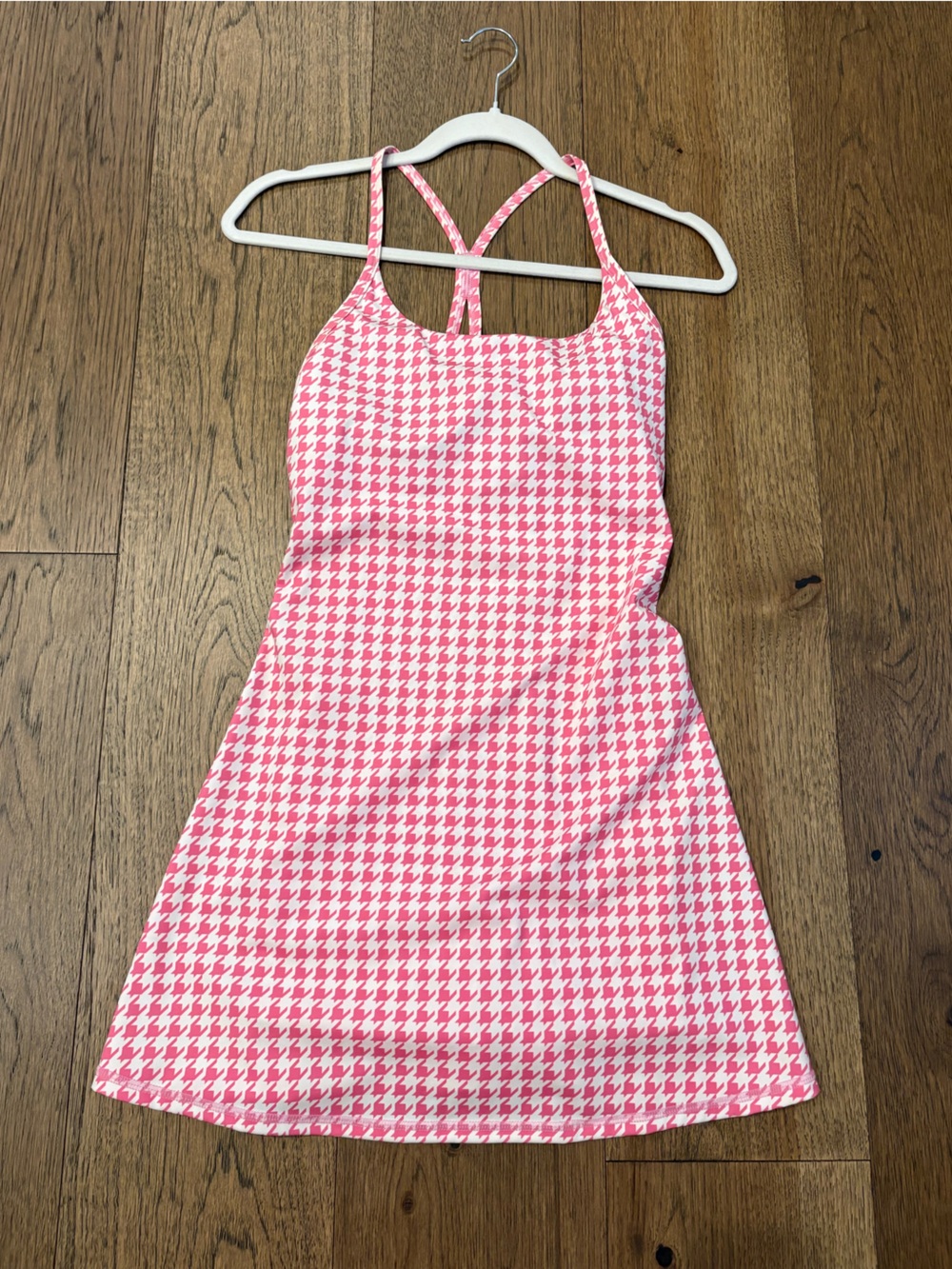 Halara Pink Houndstooth athletic Dress